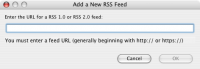 Add an RSS feed