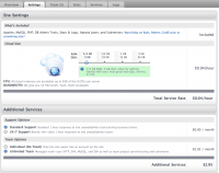 Cloud Size Settings